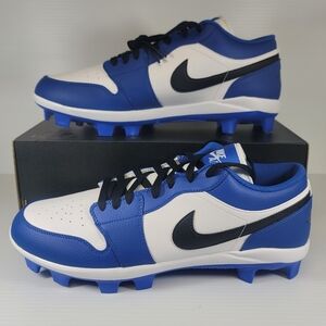 Nike Air Jordan 1 Retro MCS Mens Size 14 Cleats Game Royal Blue/White CJ8524-411